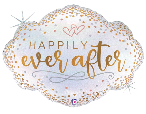 Betallic - Happily Ever After Wedding Foil Balloon 30"