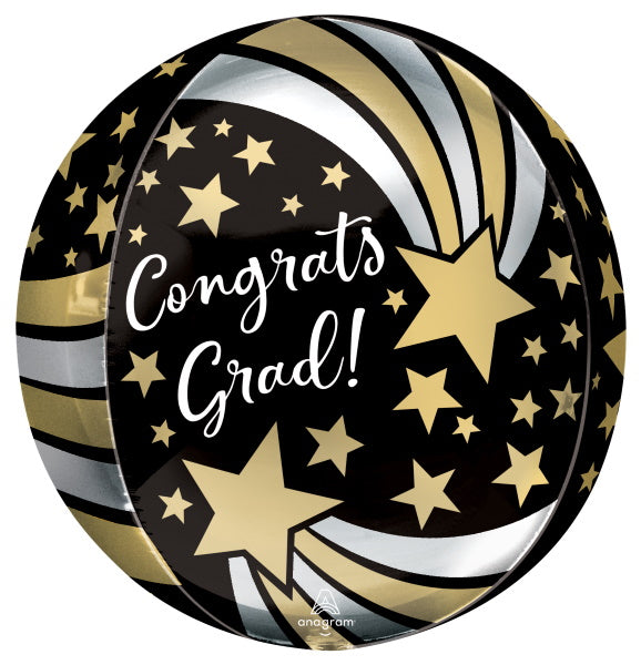 Orbz Balloon - Congrats Grad Foil Balloon 16"