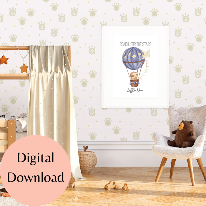 Reach For The Stars Digital Download - Printable Wall Art