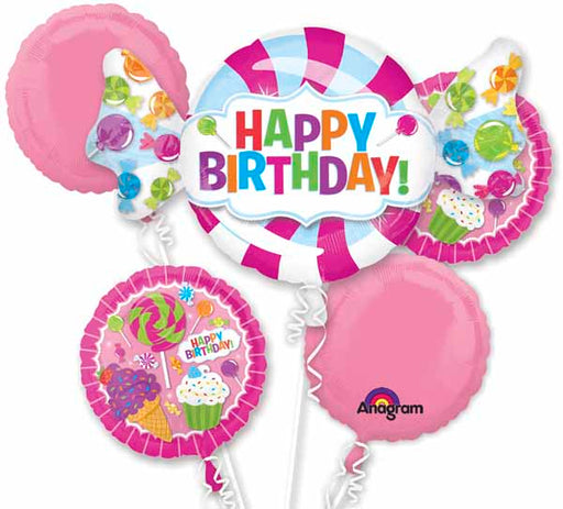 Anagram Sweet Shop Happy Birthday Balloon Bouquet