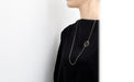 Annulet Lariat Necklace Can Be Worn in A Variety of Different Ways
