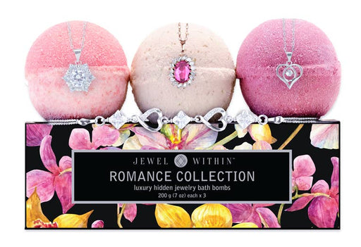 Romance Collection Jewelry Bath Bombs Contain a Hidden Piece of 925 Silver Jewelry
