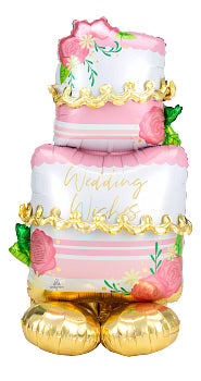 AirLoonz Wedding Cake Large Decorative Balloon