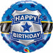 Happy Birthday Police Badge Foil Balloon