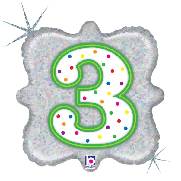 Betallic - Birthday Candle Foil Balloon 18"