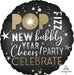 Celebrate the New Year Satin Luxe Foil Balloon