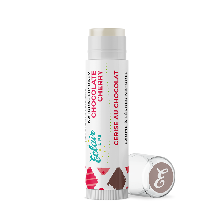 Chocolate Cherry Natural Lip Balm Made in Canada