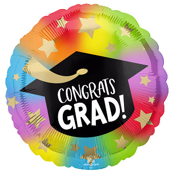 Anagram - Colourful Congrats Grad Foil Balloon 17"