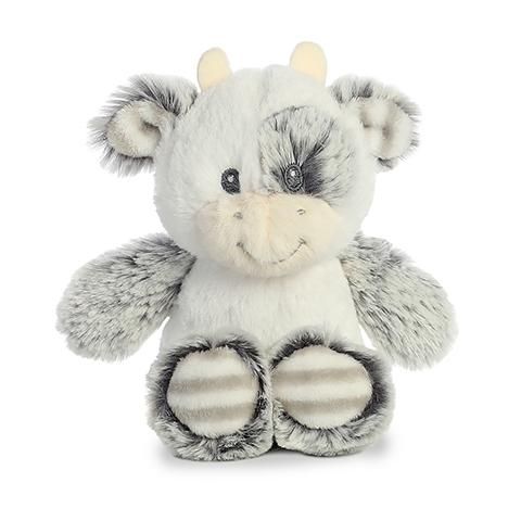 Ebba Cuddlers Coby Cow Plush Baby Rattle