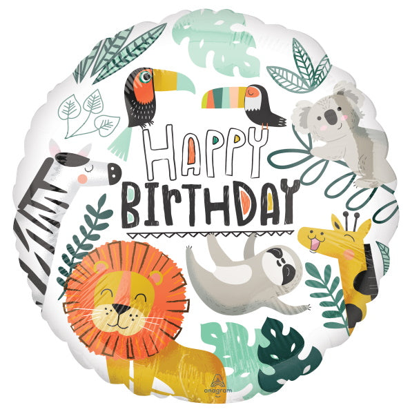 Anagram - Get Wild Birthday Foil Balloon 17"