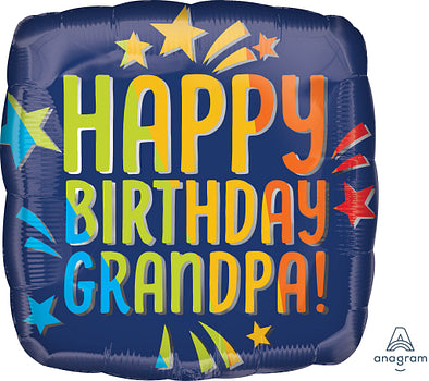 Happy Birthday Grandpa Foil Balloon