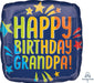 Happy Birthday Grandpa Foil Balloon