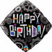 Happy Birthday Robot themed foil balloon with cogs & gears