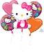 Anagram Hello Kitty Rainbow Birthday Balloon Bouquet