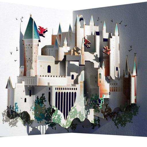 DIY Pop-up card: Harry Potter Hogwarts 