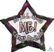It's All About Me!  It's My Birthday Jumbo Star Shaped Holographic Balloon