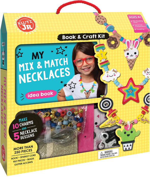 Klutz Jr My Mix & Match Necklaces Book & Craft Kit