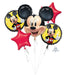 Mickey Mouse Birthday Balloon Bouquet