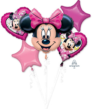 Anagram - Minnie Mouse Birthday Balloon Bouquet