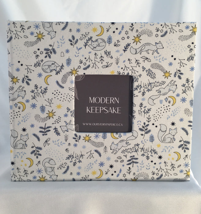 Modern Baby Book - Fabric Covered Binder