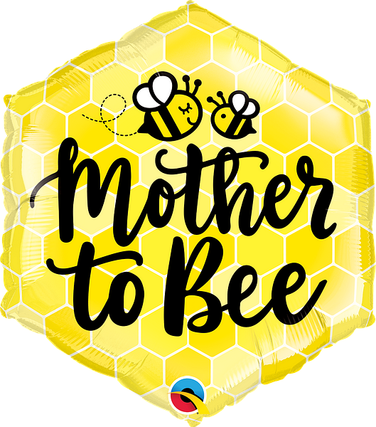 Mother to Bee Hexagon shaped foil balloon