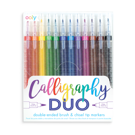 Ooly Calligraphy Duo Double Ended Markers Set of 12