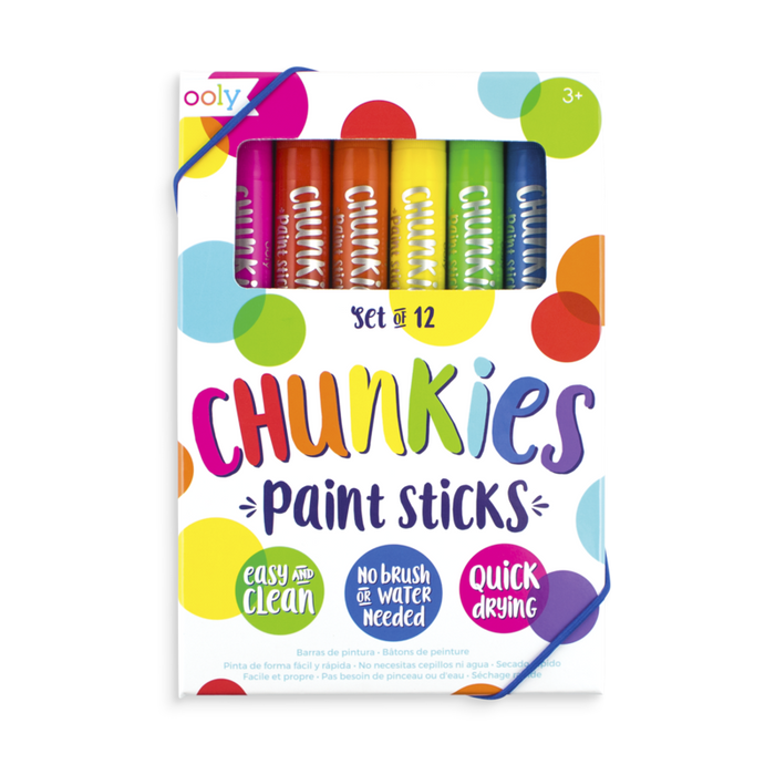 Ooly Chunkies Paint Sticks set of 12