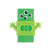 Ooly Monster Erasers Green
