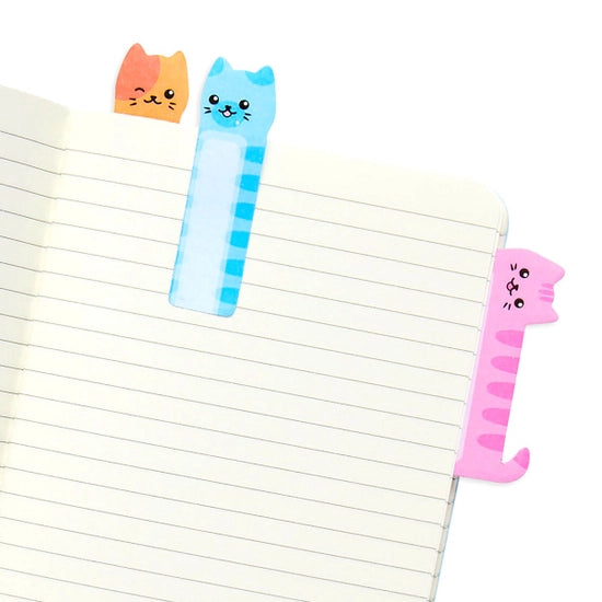 Ooly Note Pals Stick Tabs Cat Parade