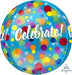 Orbz Celebrate Party Dots Foil Balloon