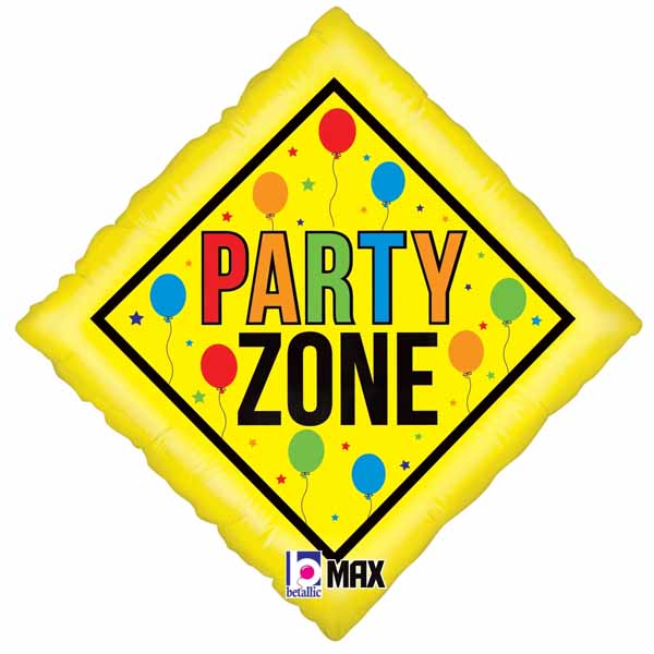 Party Zone Foil Balloon