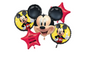Personalized Mickey Mouse Balloon Bouquet