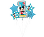 Personalized Mickey Mouse Happy 1st Birthday Balloon Bouquet