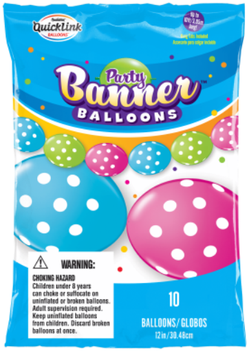 Party Banner Balloons Latex