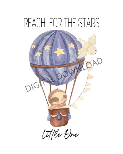 Reach For The Stars Digital Download - Printable Wall Art