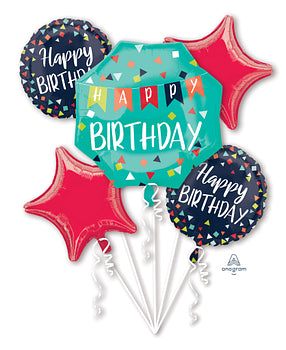 Anagram - Reason To Celebrate Happy Birthday Balloon Bouquet