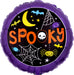 Spooky Web & Spiders Foil Balloon for Halloween