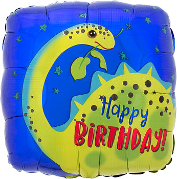 Stegosaurus Happy Birthday Foil Balloon