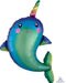 SuperShape Happy Narwhal Large Foil Balloon