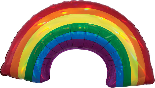 SuperShape Iridescent Rainbow Holographic Large Foil Balloon