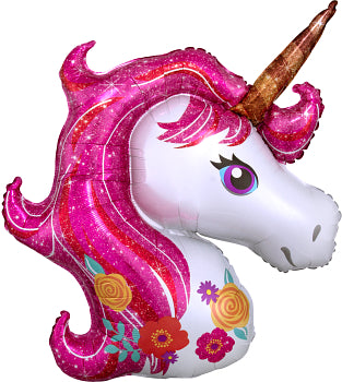 SuperShape Magical Unicorn Extra Large Foil Balloon for birthday party