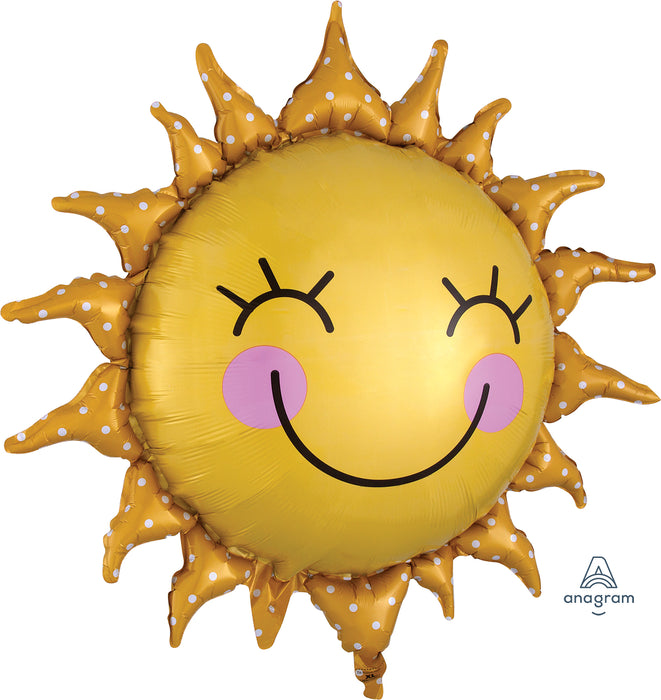 Anagram - Sunshine Sun SuperShape Extra Large Foil Balloon 29"