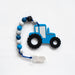 Tractor Teething Pendant & Clip perfect gift for baby shower - perfect gift for newborn shower