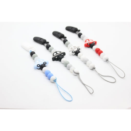 Vroom Vroom Pacifier Clip for Newborn baby perfect baby shower gift